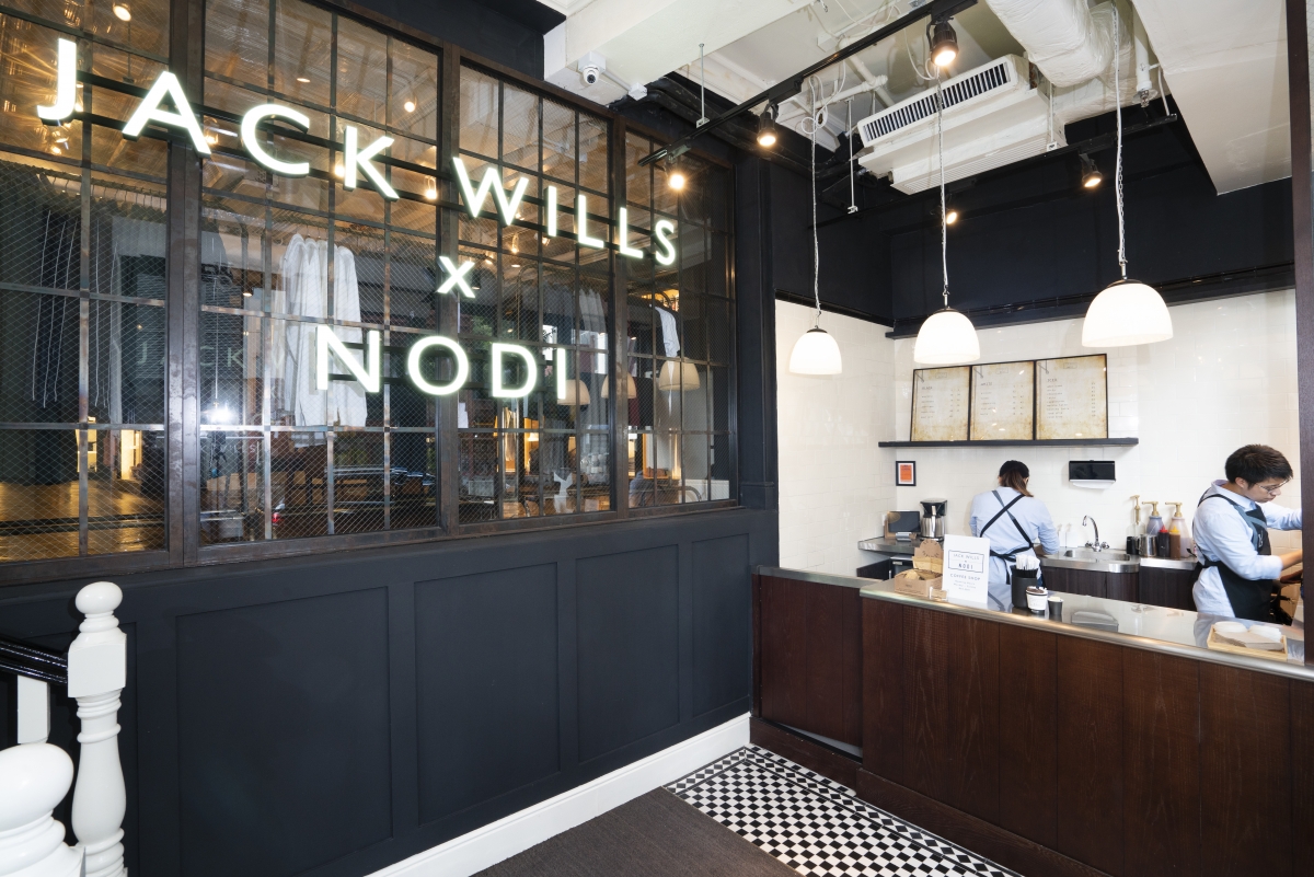 時裝結合咖啡店！NODI COFFEE SHOP進駐JACK WILLS 銅鑼灣旗艦店